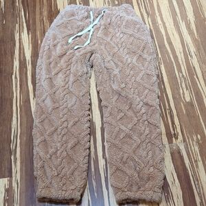 Cozy Textured Teddy Bear Pants